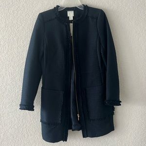 Navy Blue women’s XS H&M tweed jacket/blazer